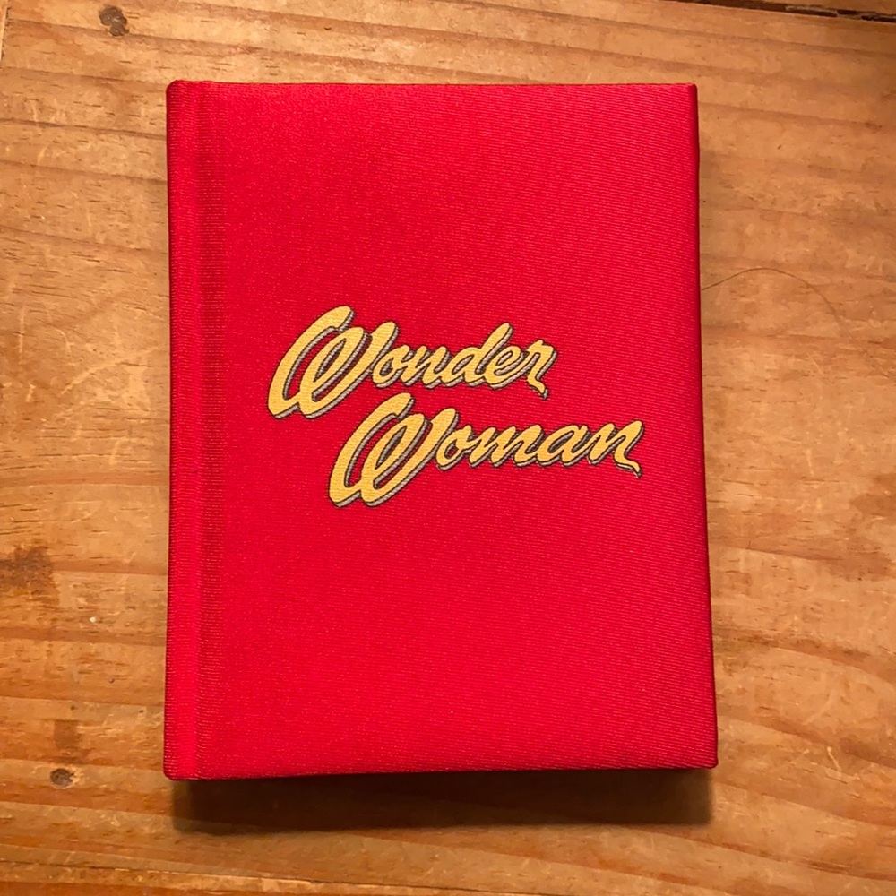 COPY - Wonder Woman Red Fabric Address Book